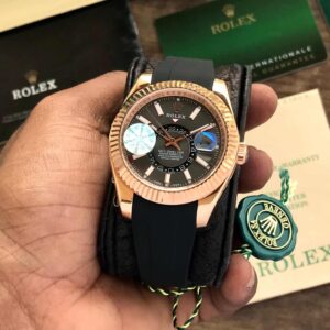 Branded Fiber Belt Japanese Automatic Mens Watch