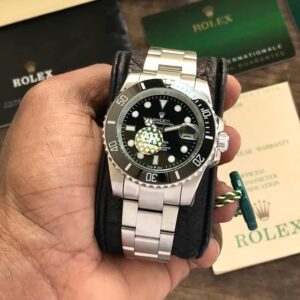 Branded Black Dial Japanese Automatic Mens Watch