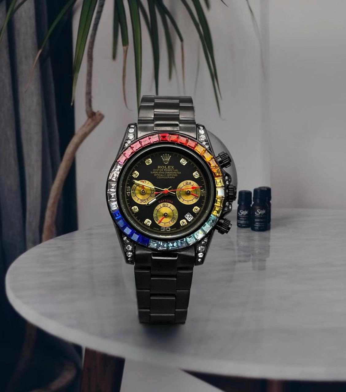 Rolex-Black-Venom-Rainbow-First-Copy-Watch-1